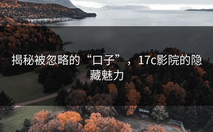 揭秘被忽略的“口子”，17c影院的隐藏魅力